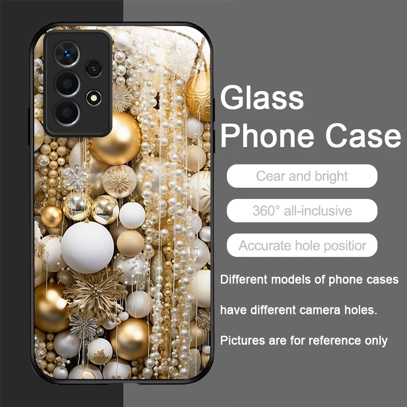 الفاخرة الماس اللؤلؤ حجر نمط الزجاج المقسى قضية الهاتف لسامسونج غالاكسي S25 الترا S24 S23 زائد S22 + S21 S20 FE غطاء #4