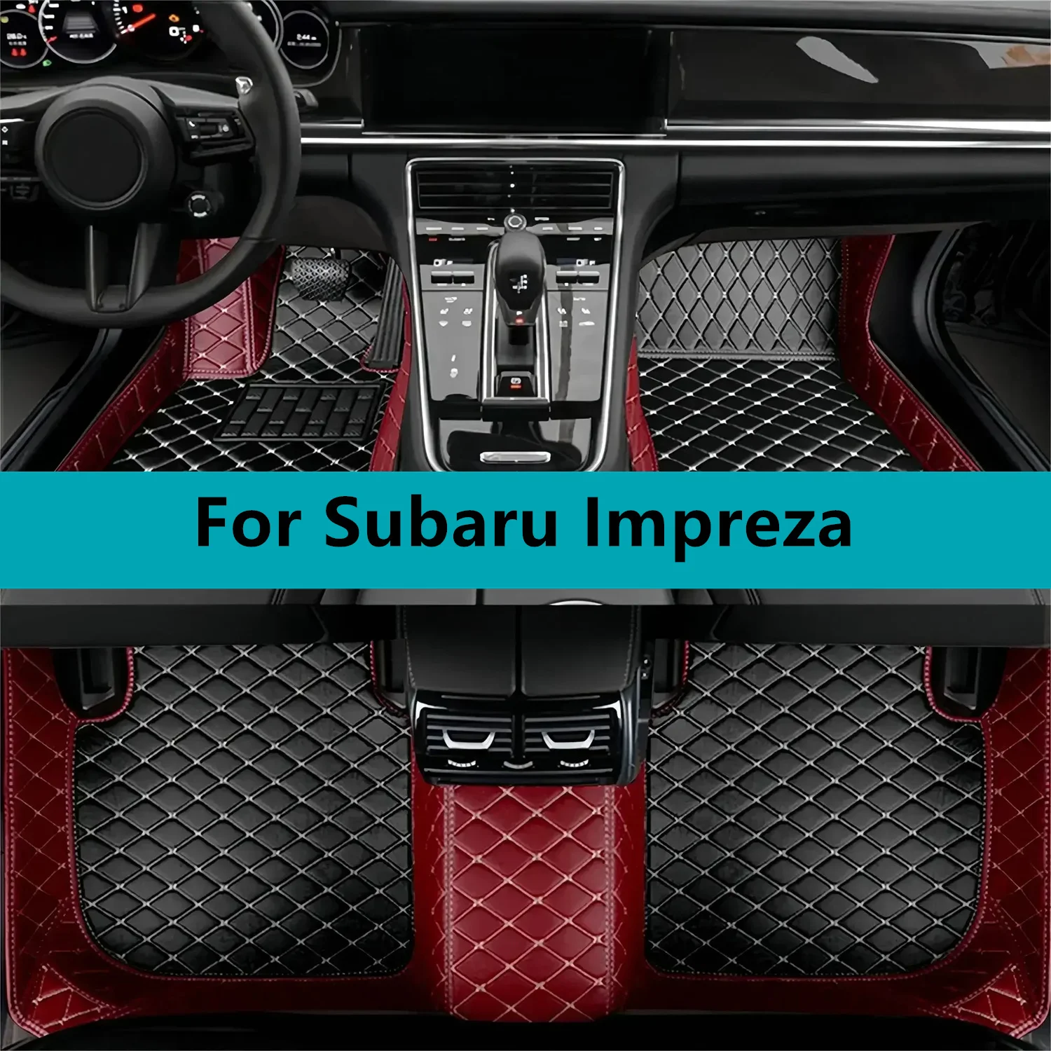 Car Floor Mats For Subaru Impreza Sport 2019 2020 2021 2022 2023 Leather Floor Mats For Cars Mats Carpets Interior Accessories