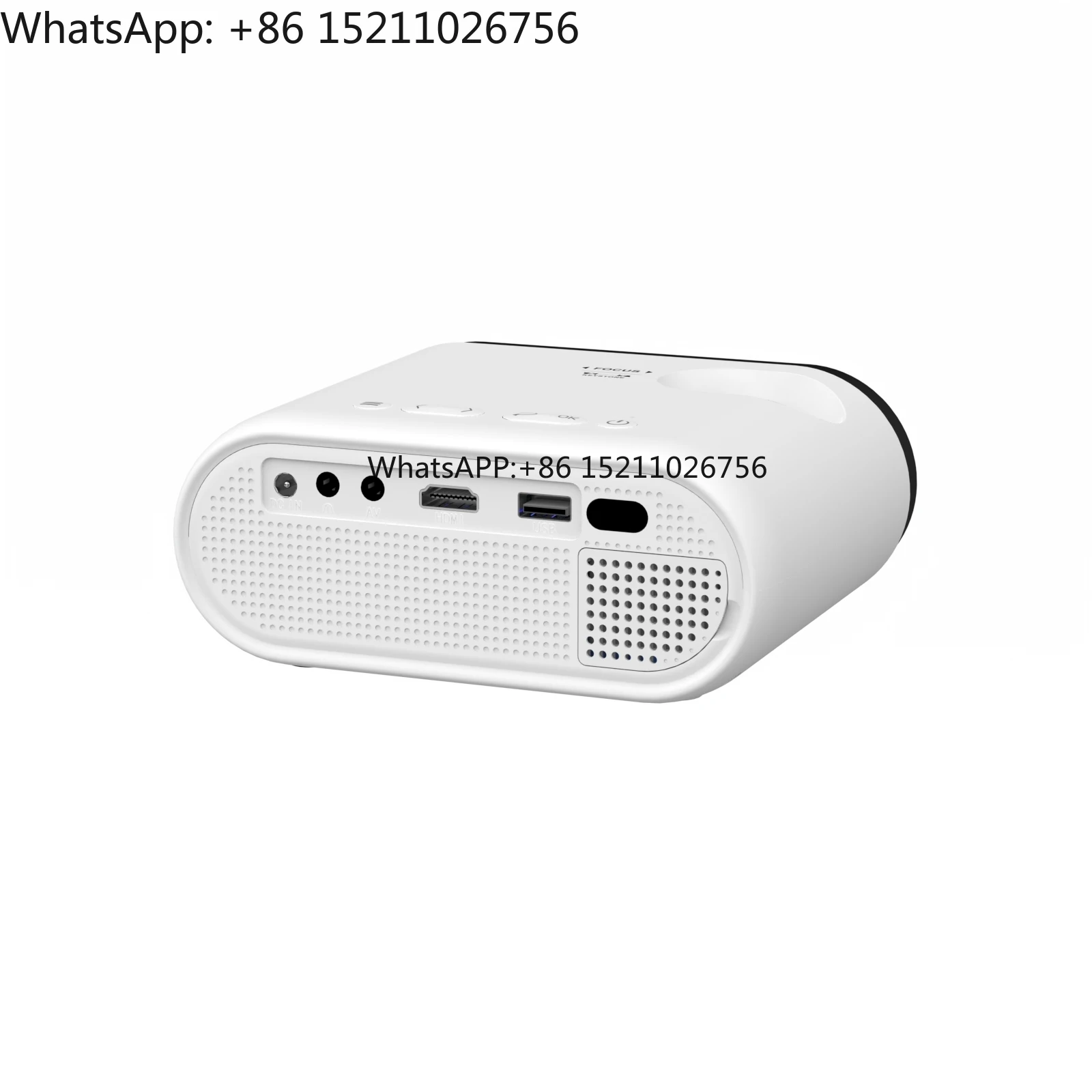 

VISSPL Full HD 1080P Android Projector Portable Outdoor Home Theater Movie Phone Projector for Home Use