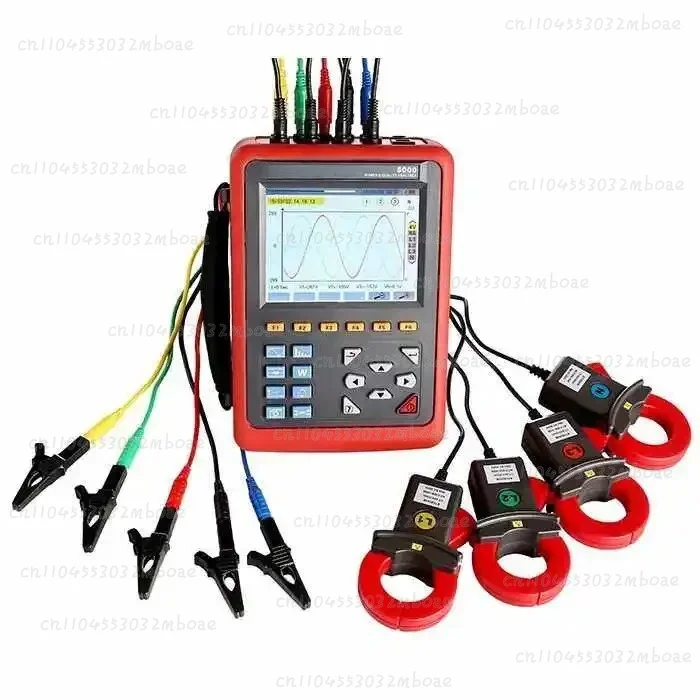 harmonic analysis tester current and voltage recording detection ETCR5000 three-phase power quality analyzer