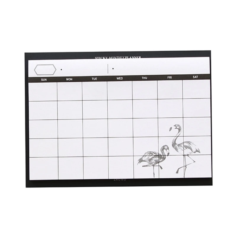 Undated Calendar Desk Pads Upgraded Planning Pad Board 30 Sheets Tear-Off Pages Dropship