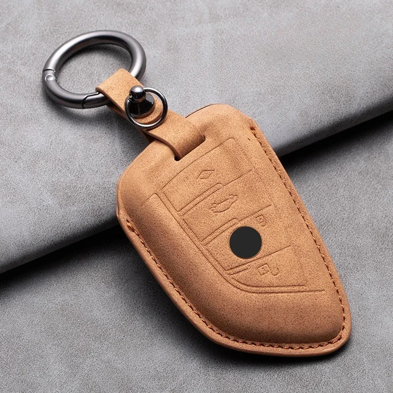 

Leather Car Remote Key Case Cover for Bmw F20 G20 G30 X1 X3 X4 X5 G05 X6 X7 G11 F15 F16 G01 G02 F48 1 2 3 4 5 6 7 Series