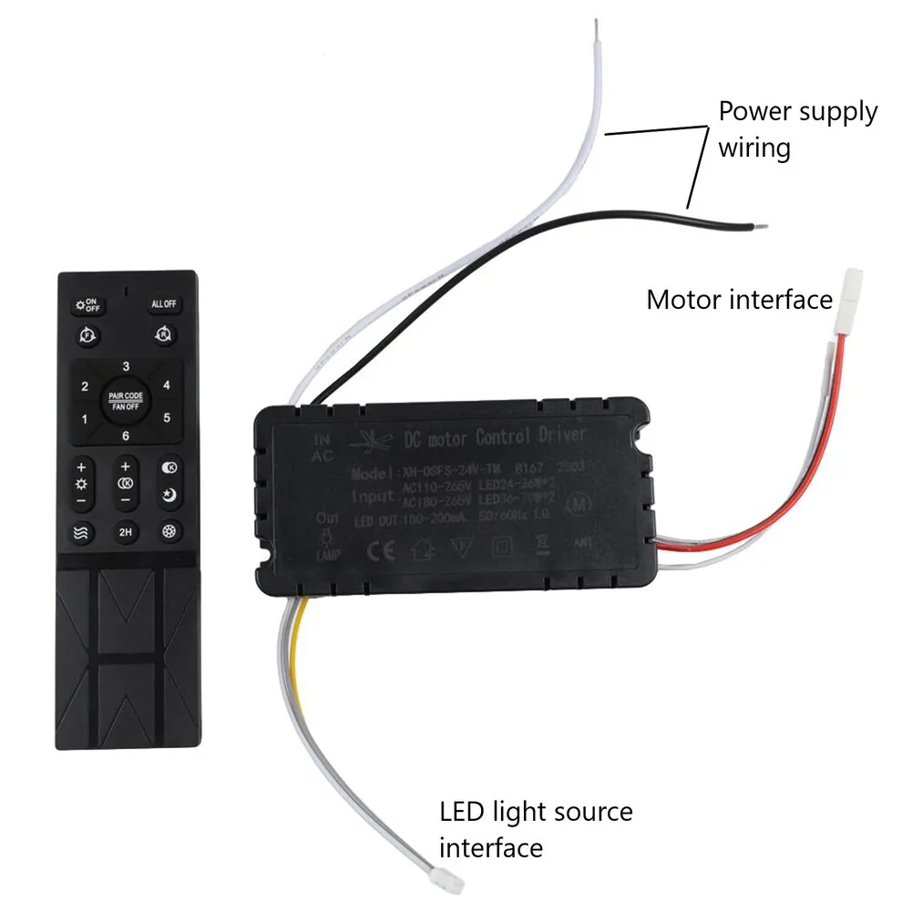 

Легкий сброс пульта дистанционного управления для контроллера освещения вентилятора, управление скоростью вентилятора, пульт дистанционного управления потолочным вентилятором, 6 режимов скорости, удобный сброс
