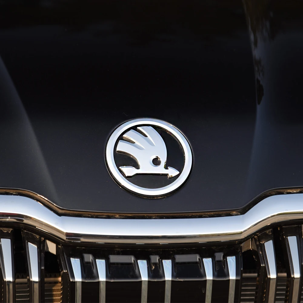 20Pcs 80mm 90mm Emblem For Skoda Fabia 1 Octavia a7 RS Superb Rapid Yeti Karoq Vision Car Head Front Rear Boot Tailgate Sticker