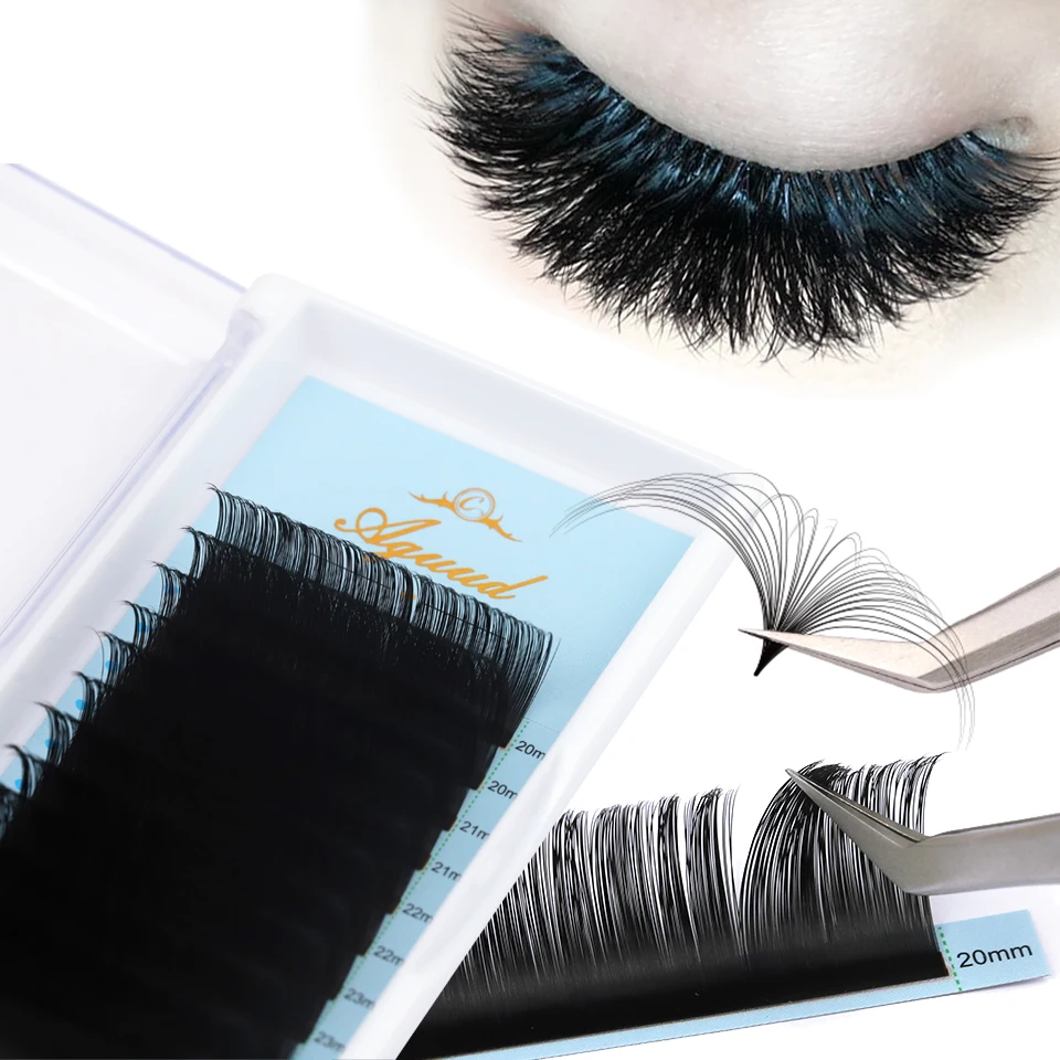 

0.15 0.20 Faux Mink Classic lashes Matte Black Individual Volume Eyelash Extension Supplies CD Natural Synthetic False Eyelashes