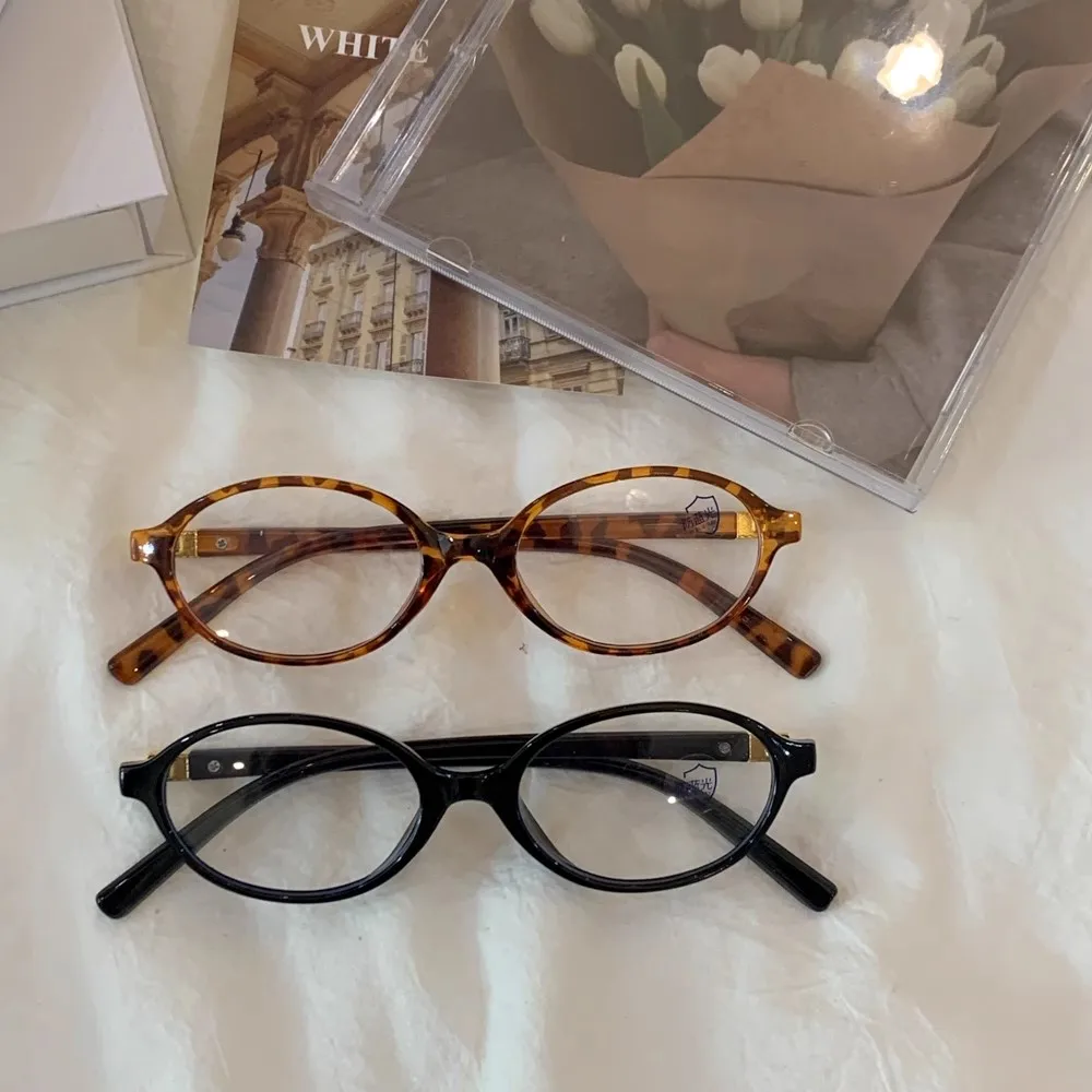 Vintage Leopard Oval Sunglasses 2024 Men Luxury Brand Designer Small Oval Sun Glasses Y2K Retro Fashion Women Sun Glasses Oculus