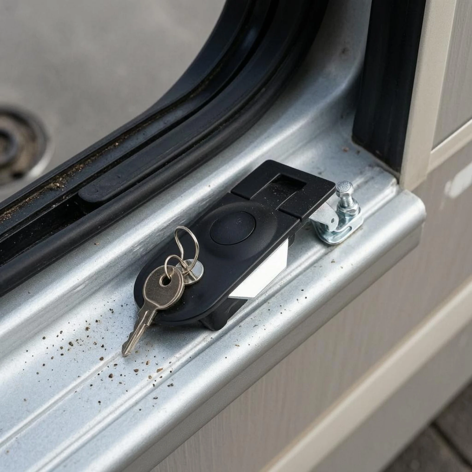 Press Lock Keyed Panel Mount Lock Compression Latch Plated Finish Flush Mount Latch Integrated Cast