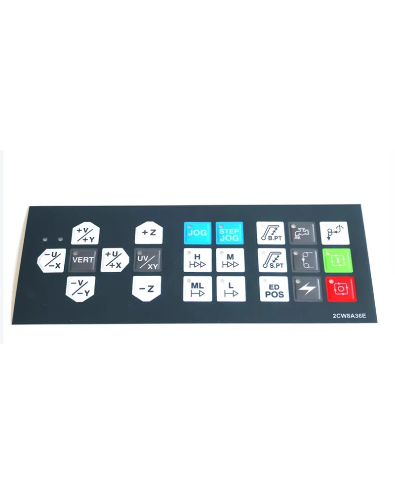 

Keyboard Operation Panel Manual box Key film 2CW8A36E (Previous/New style) for CHMER Wire-Cut EDM Parts