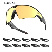 Pegatinas bloqueadoras de luz LED HiBloks para gafas inteligentes Oakley Meta Vanguard, cubiertas LED opacas, 10 unidades, accesorios para gafas AI