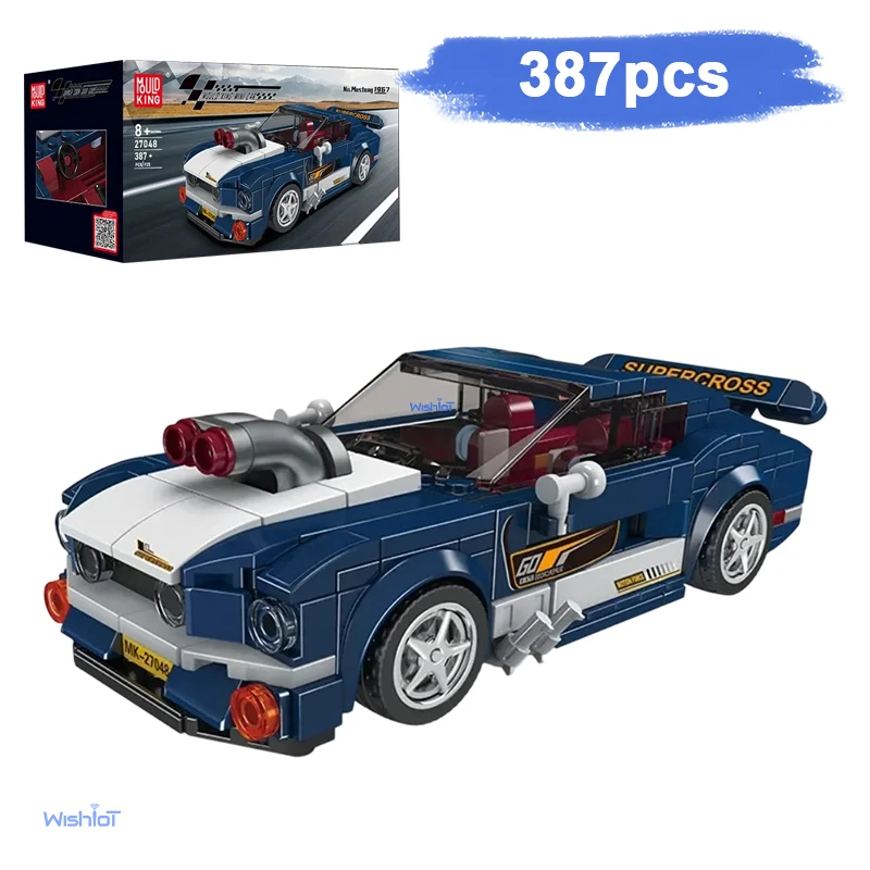 MOULD KING 27048 1967 Car 387pcs DIY Assembly Building Block Models Toy Christmas Gifts