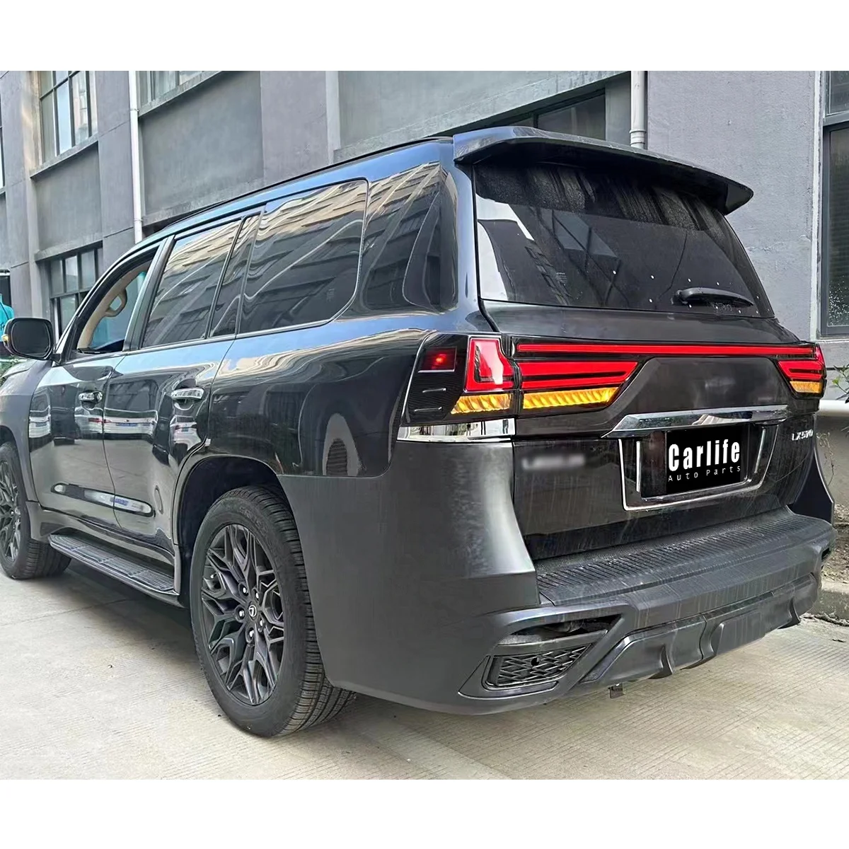 Car bumpers parts Lexus LX570 2008-2015 year facelift to 2020 model with bumpers grilles headlights taillights