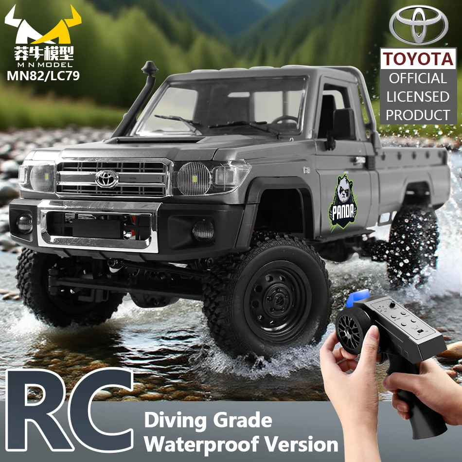 MN نموذج 1:12 4WD RC الغوص على الطرق الوعرة سيارة الباندا بيك اب جميع التضاريس مركبة تسلق شاحنة روك الزاحف لعبة للكبار هدية