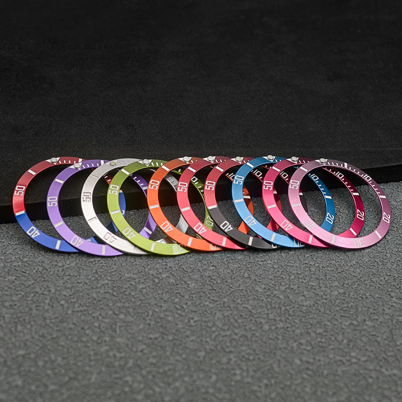 

Mod 38 *30.5mm Sloped SUB Aluminum Bezel Insert Fits SKX007 SKX009 SKX011 5 SRPD Watch Case Men Watch Case Modification Parts
