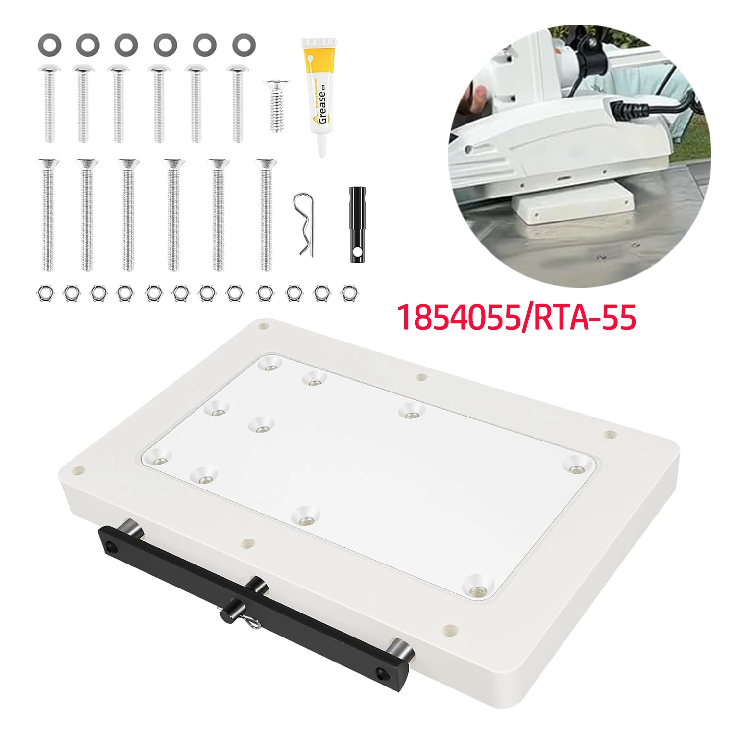 1854055 RTA-55 Trolling Motor Mounting Bracket For Minn Kota ‎QUEST Trolling Motors Riptide Instinct, Terrova, Riptide Terrova
