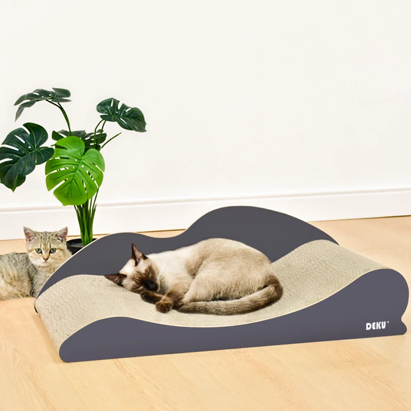 Large Size Cat Couch Bed Furniture Ultimate Cardboard Scratching Lounge durable Cat Scratcher