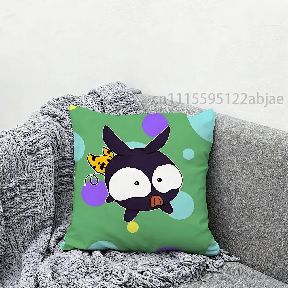 P chan Throw Pillow Case 40x40cm Decoration DIY Square Chair Pillowcase Pad Cover 3