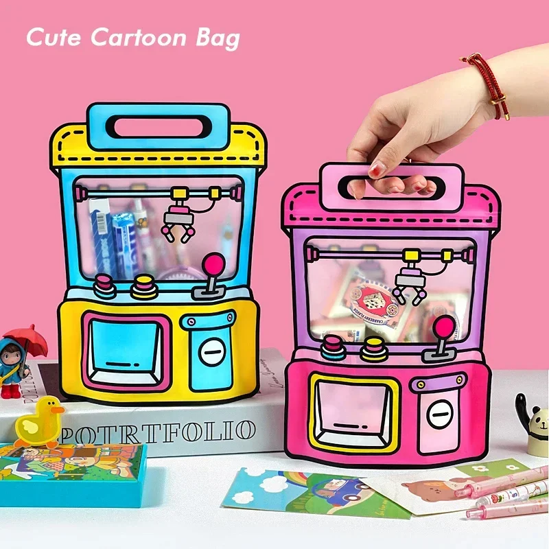 1/20Pcs Cute Cartoon Sealed Bags Doll Shape Sweets Biscuit Snack Sealing Pockets Wedding Children's Birthday Party Gift Pouch