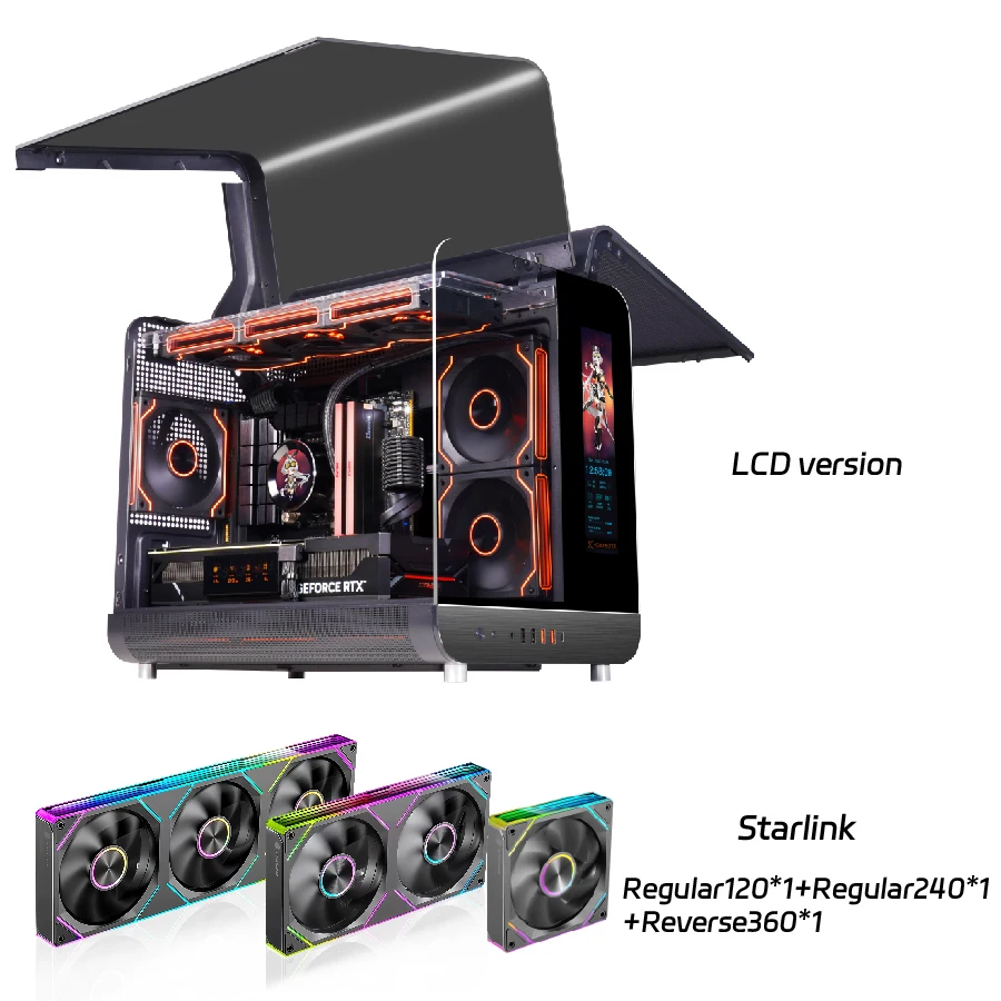 PowerTrain X-GAMERX Phantom Wings LCD Edition ブラック シービュー