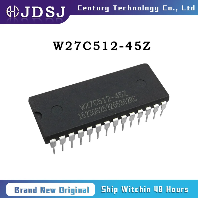 1PCS/5PCS/10PCS/50PCS W27C512-45Z W27C512-45 W27C512 IC EEPROM 512KBIT PARALLEL DIP-28 New Original Brand Chip