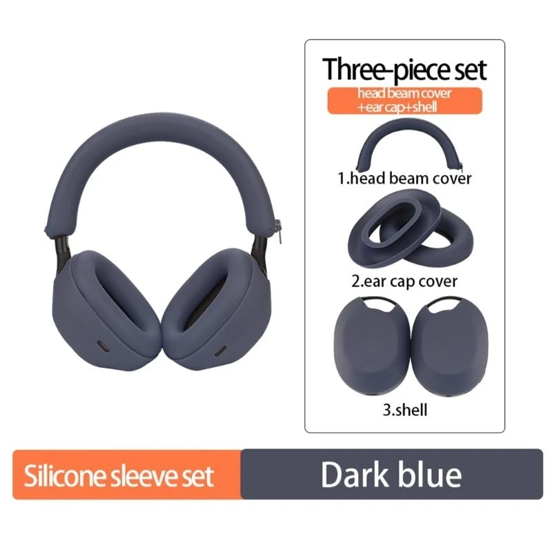 Per Sony WH-1000XM5 Custodia per cuffie Auricolare Custodia protettiva in silicone per XM5 Auricolare Headbeam Custodia protettiva