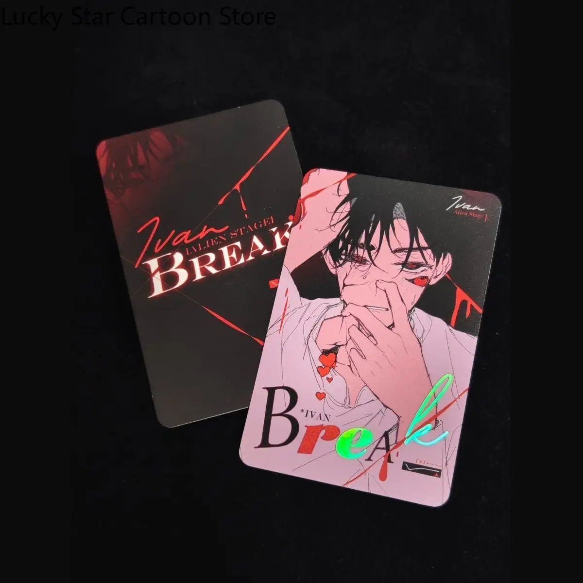 الغريبة المرحلة إيفان لعبة تأثيري شارة دبوس Itabag زر بروش على الوجهين بطاقة صغيرة شفافة بطاقة بريدية هدية الهالوين