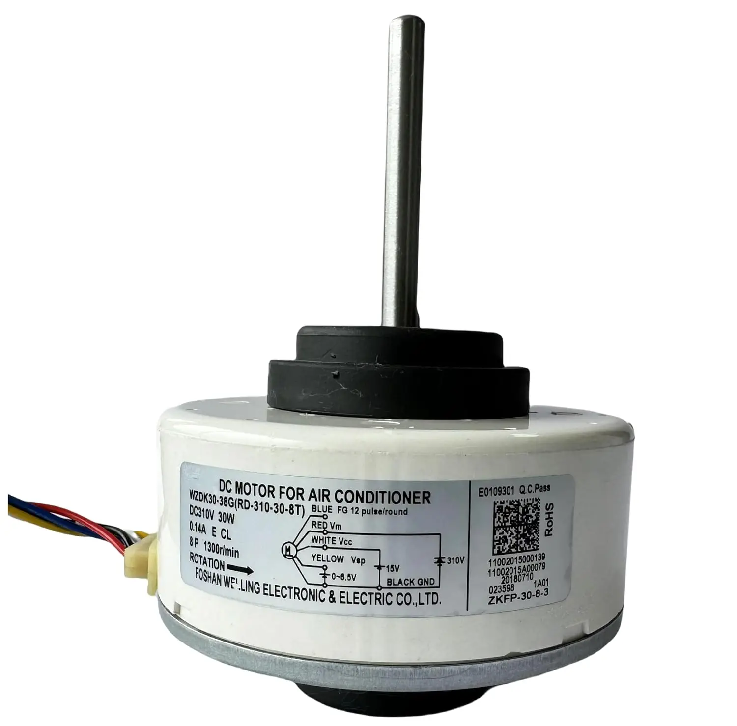 Air Conditioning Motor WZDK30-38G RD-310-30-8T DC Brushless Fan Motor, 30W Inverter air Conditioner Motor DC Motor