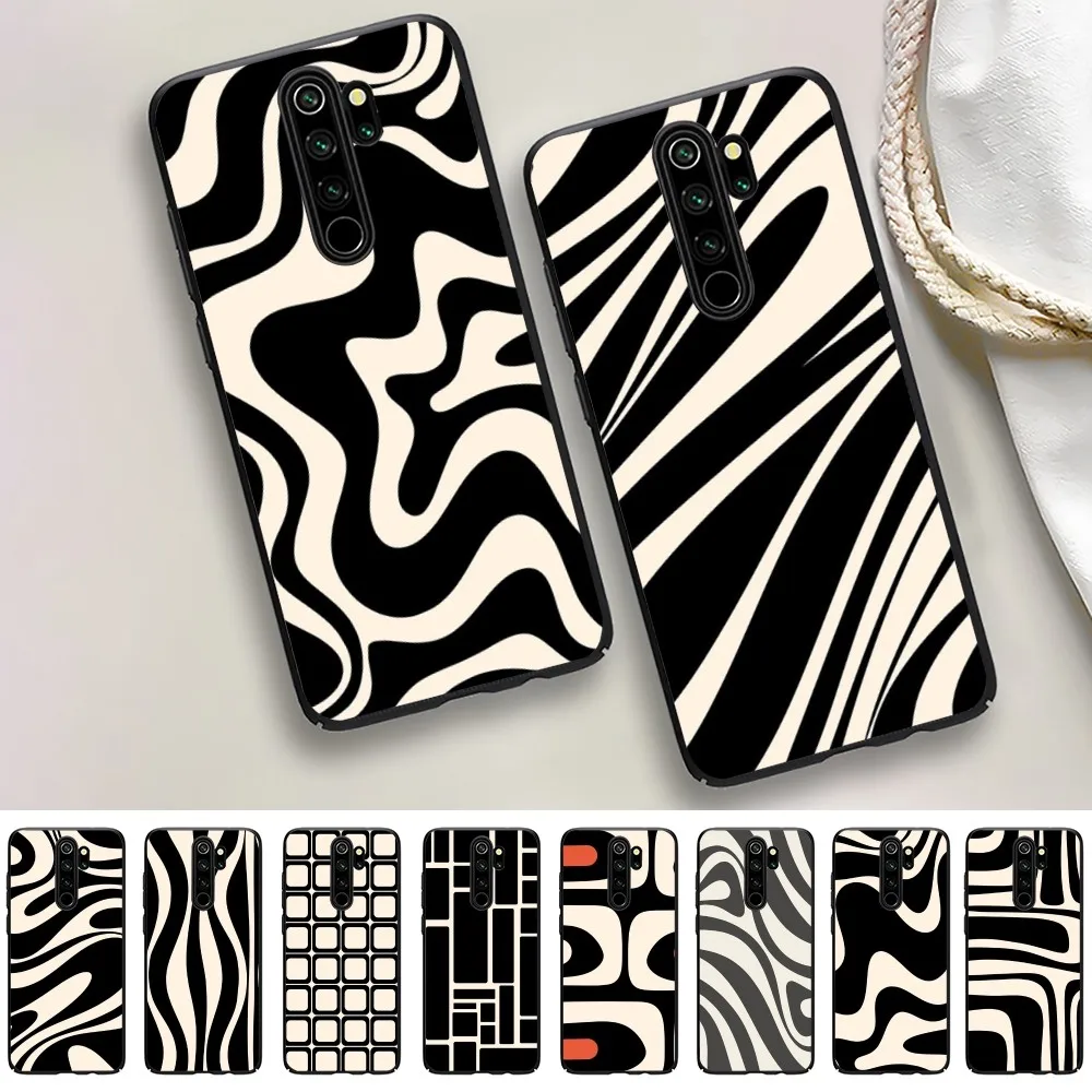 Abstract Swirl Pattern Phone Case For Redmi Note 4 X 5 A 6 7 8 T 9 9S 10 11 11S 11Epro Poco M3 pro