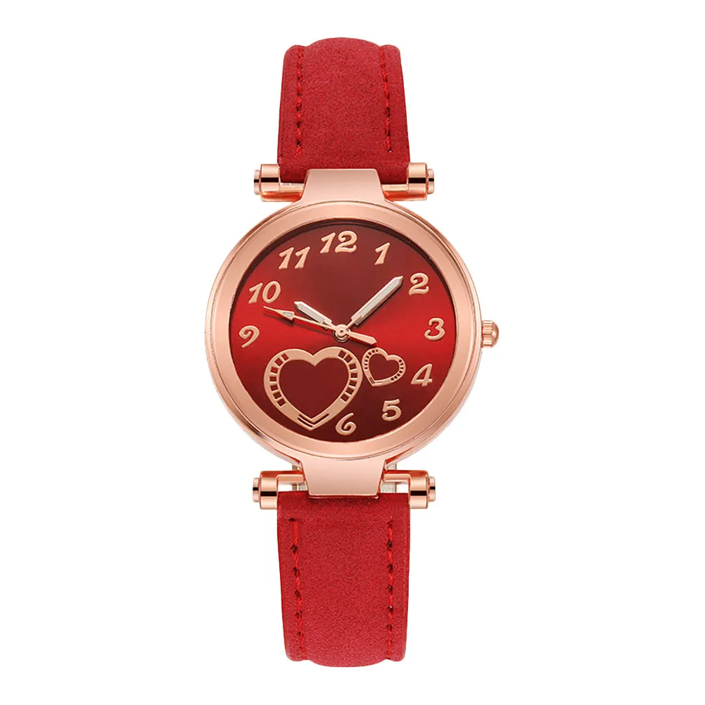 

1 шт. Декоративные наручные часы с сердечками, элегантные кварцевые повседневные наручные часы для женщин, модные женские часы, легкие