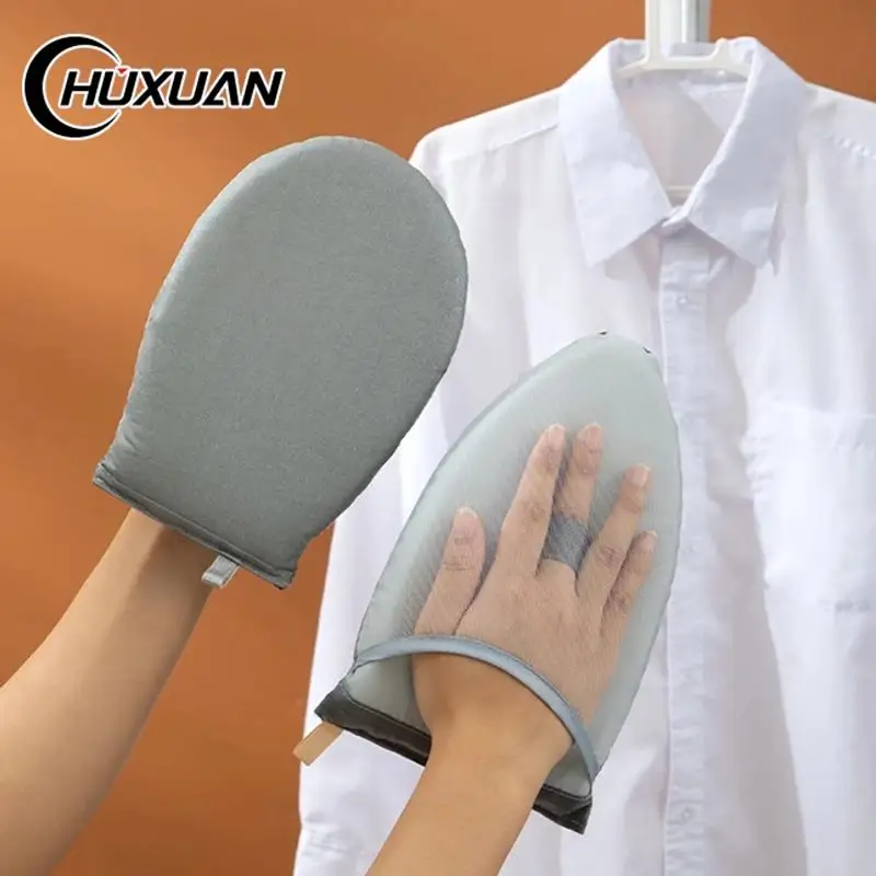 1pc Hand-Held Mini Ironing Pad Sleeve Ironing Board Holder Resistant Glove for Clothes Garment Steamer Portable Protective Mat