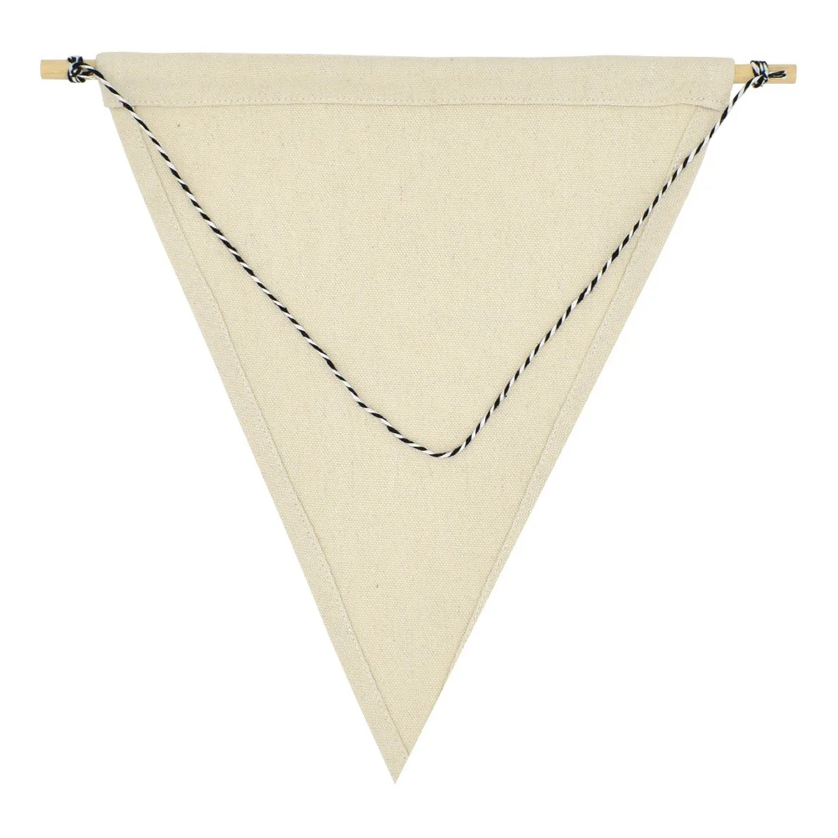 

Nautical Bunting Decorations Pennant Banner for Brooch Badge Display Flag Beige