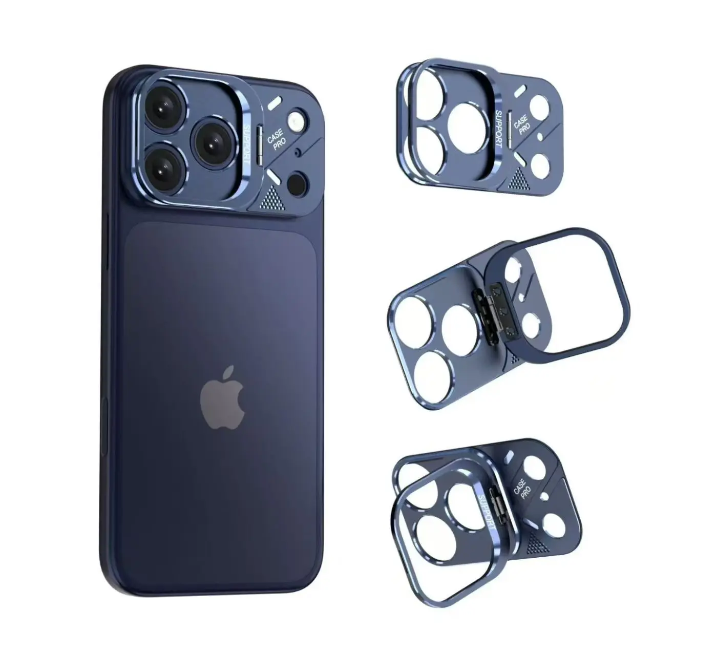 For iPhone 18 Pro Max 17 Pro Max Multi‑Functional AR AF HD All in One Invisible Holder Anti‑scratch Armor Protector Lens Cover