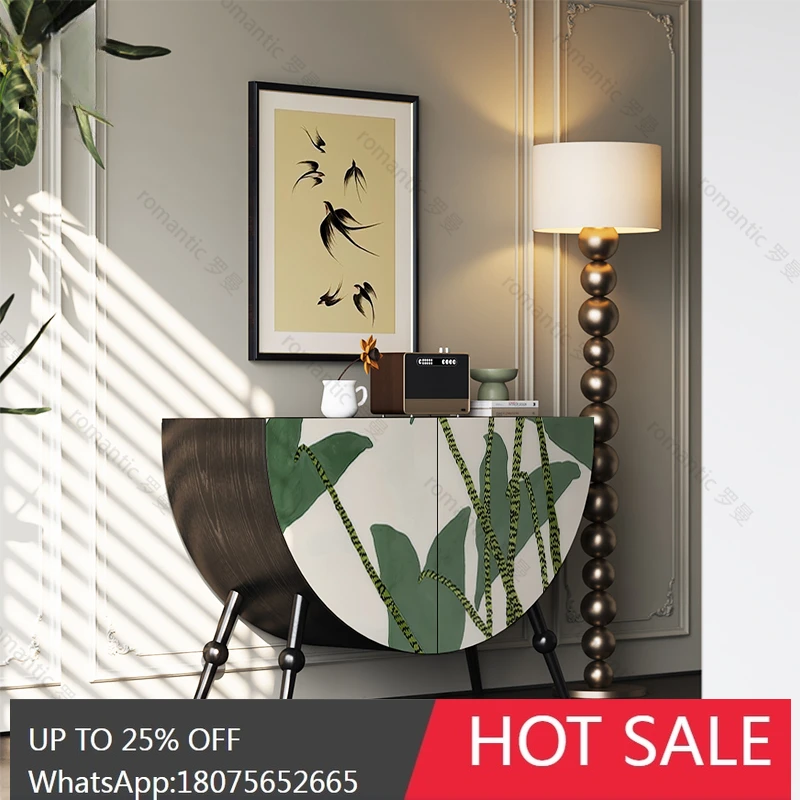 

SGF simple entrance entrance corridor shoe cabinet wine display cabinet