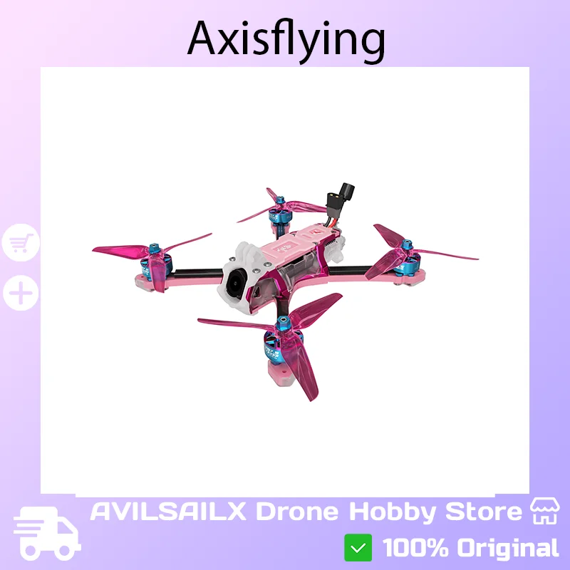 

New Axisflying Bando 5 FPV Drone 6S BANDO Style Analog / O4 Version GPS STM32H743 Flight Controller for Cinematic Freestyle