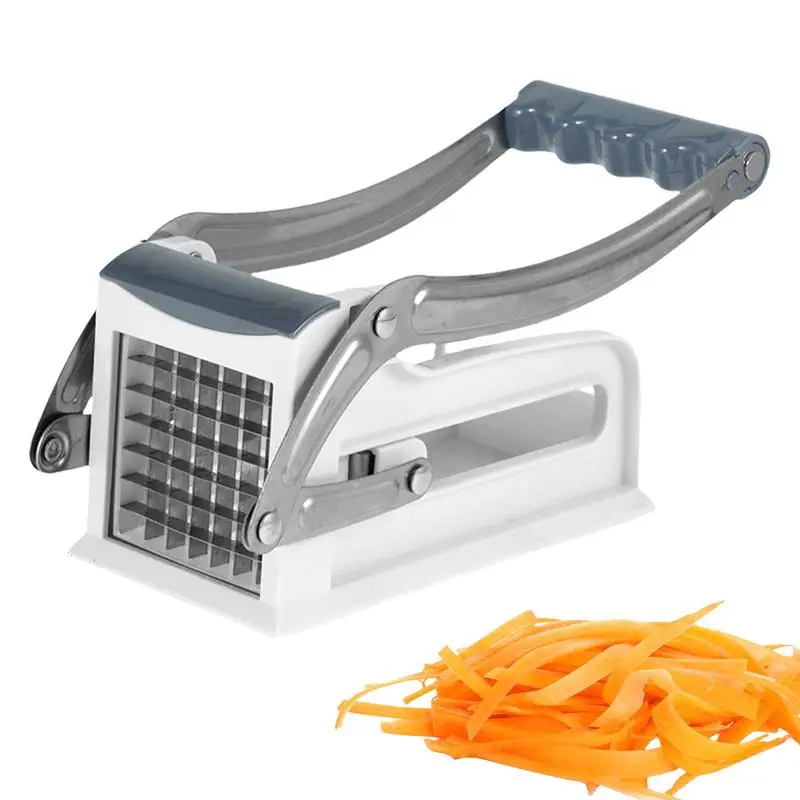 French Fry Cutter For Potatoes 25/49 Hole Multifunctional Fries Cutter French Fries Cutter Potato Slicer French Fries Stainless