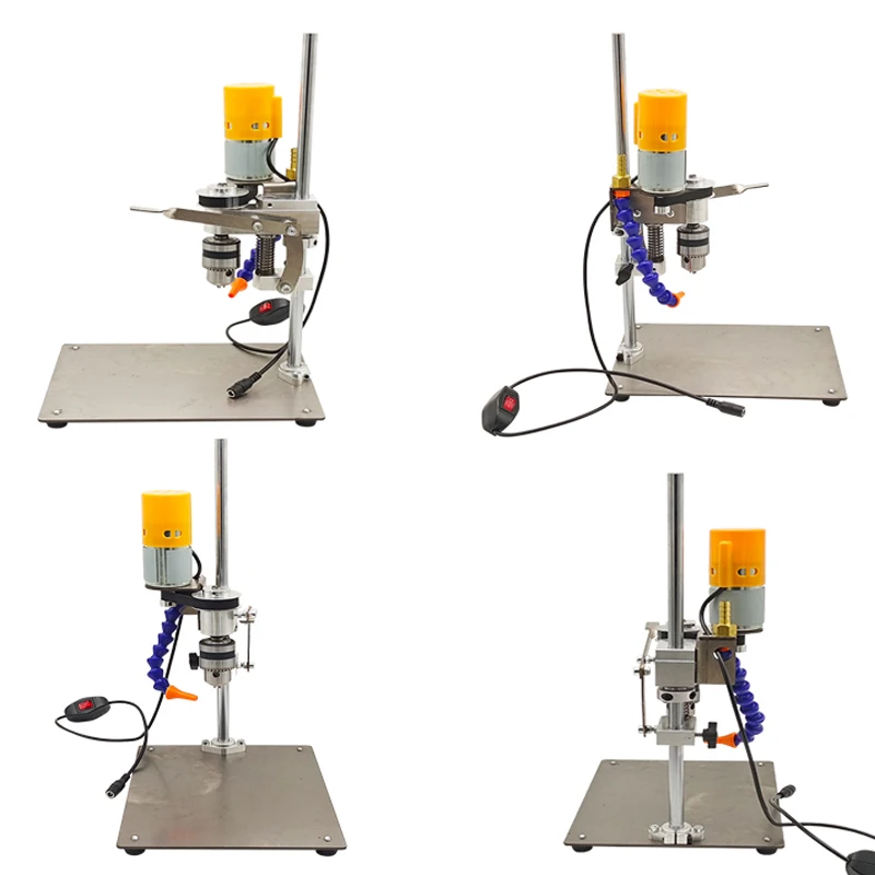 Wine bottle cutting machine Electric grinder Desktop multifunctional ceramic glass punching machine