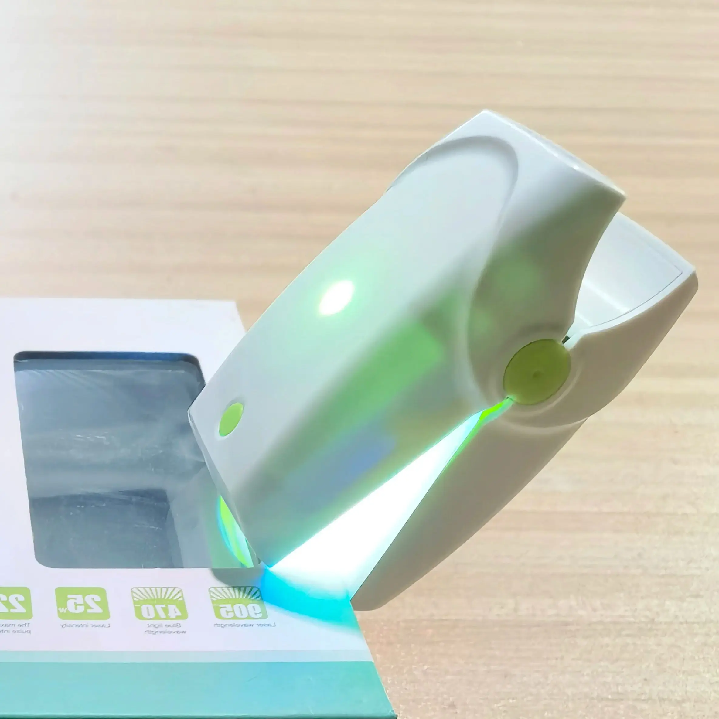 

Dual Wave Nail Fungus Device 905nm Infrared + 470nm Blue Light Therapy Device for Stubborn Toenail Fungus & Onychomycosis Treat