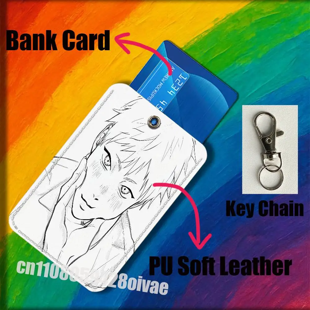 Y-Yoshiki The Summer H-Hikaru Died For ID Clips Credit Bank Work Card Holder Case Badge Bag Ornament Key Keychain