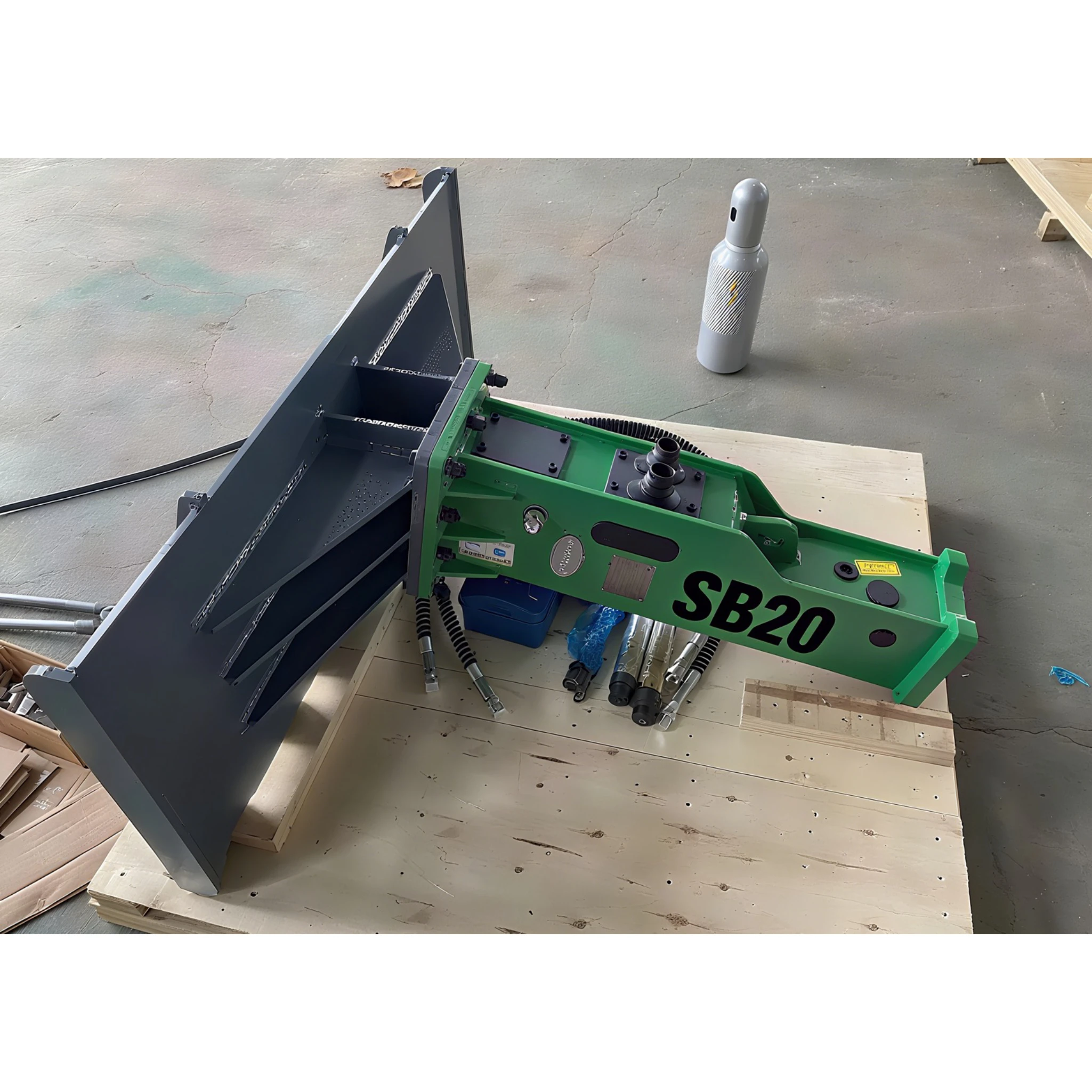 أفضل SB10 SB20 SB30 كسارة هيدروليكية المطرقة قواطع هيدروليكية مع لوحة اتصال لـ Botcat S70 S16 S18 حفارة انزلاقية التوجيه