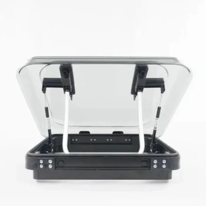 Heating-performance Motorhome Accessories RV Skylight 700*500 Mm With LED Light Caravan Roof Window