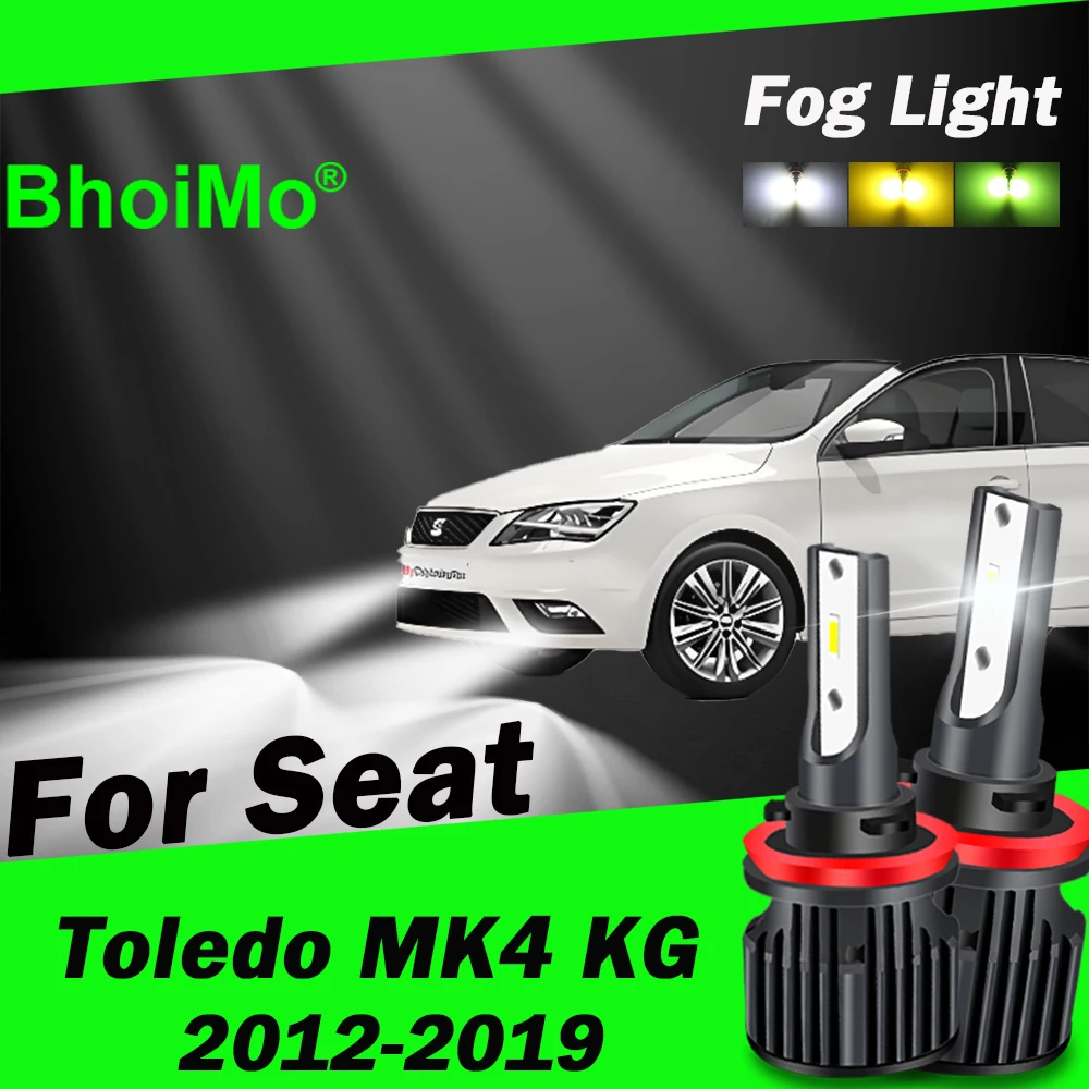 

For Seat Toledo MK4 KG 2012 - 2019 Led Front Fog Light Lamps Bulb 2013 2014 2015 2016 2017 2018
