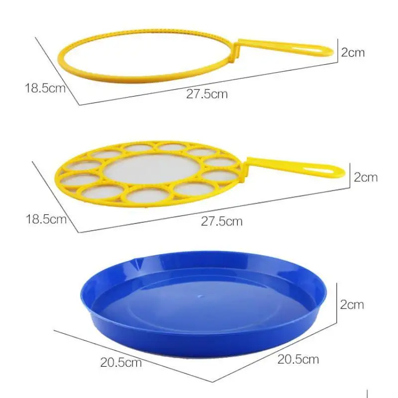A Set Bubble Machine Blowing Bubble Plate Navy Blue Soap For Children Funny Gift Big Dish Bubble Set Blower Maker Bubble Outdoor