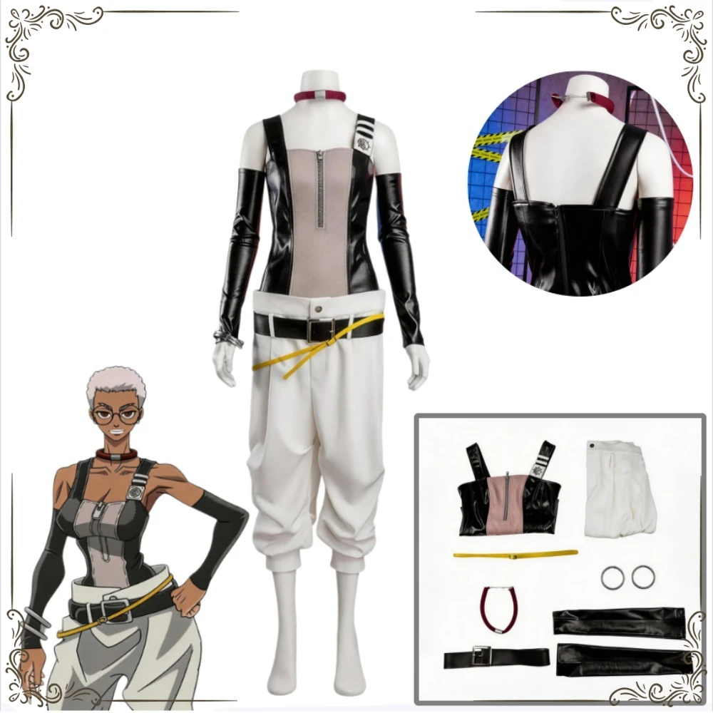 

GACHIAKUTA Semiu Grier Cami Top Cosplay Set with Accessories Full Costume Adult Women Halloween Carnival Comic Con Party Outfit