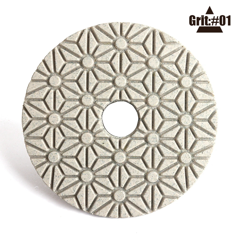 Premium 3-Step Diamond Polishing Pads 4inch/100mm For Granite Marble Ceramic Tile Diamond Sanding Disc Polish Tool