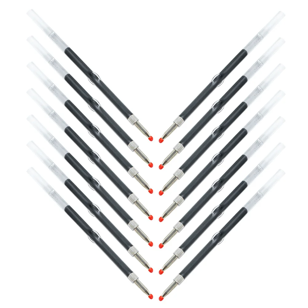 

50Pcs Standard Gel Pen Refills Black Ink Smooth Writing Beadable Pen Replacement for School Office Stationery Writing Supplies