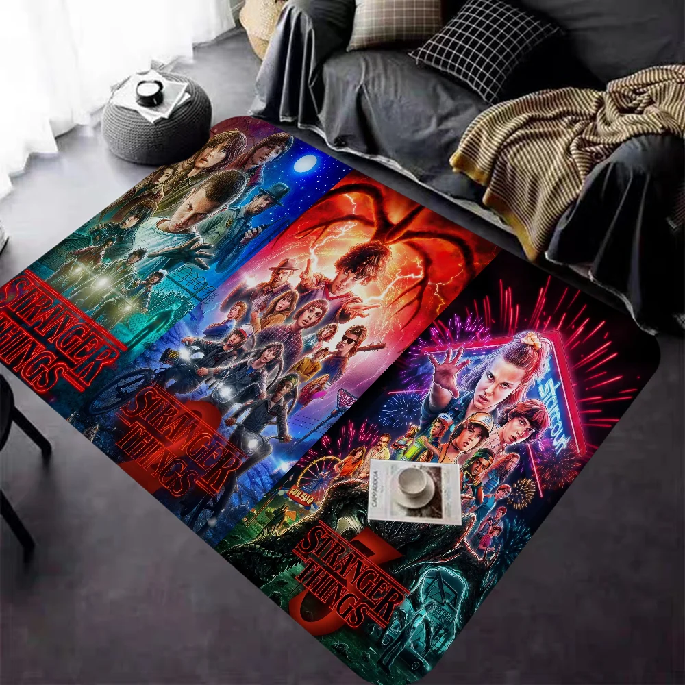 Stranger Things Bathroom Mat Non-Slip Laundry Room Mat Laundry Decor Balcony Child Living Room Toilet Rug