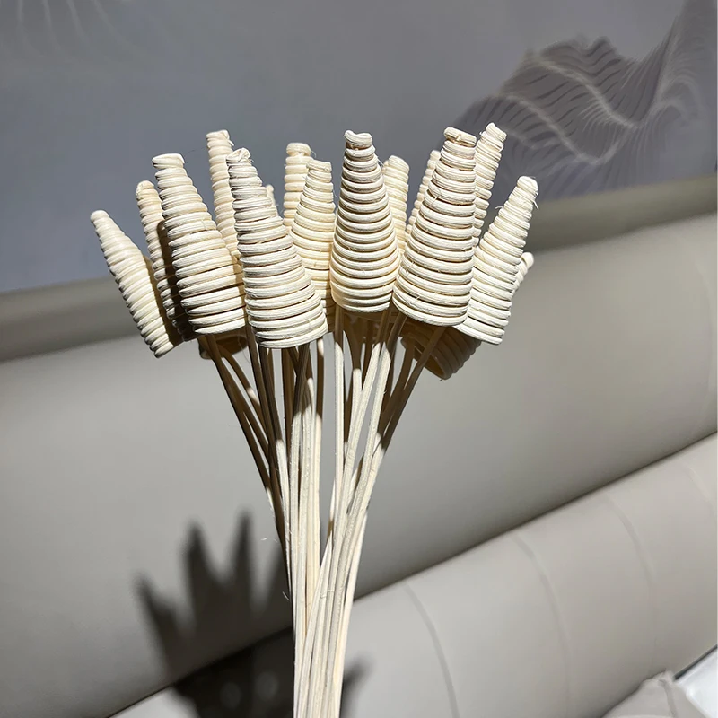 10pcs Reed Diffuser Sticks Long Wavy Rattan Sticks Home Fragrance Diffuser Replacement Refill Sticks Air Freshener Sticks