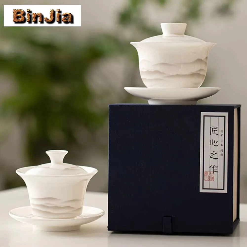 

Бутик овечьего жира, нефритовый фарфор, гавань, эстетические чернила, горы, чашка для заваривания чая, чайник, крышка, чаша, предметы для рукоделия