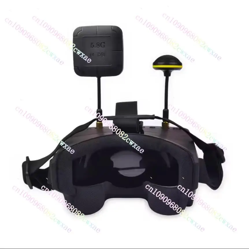 5.8G 40CH Diversity EV800D Goggles 5 Inch 800*480 Resolution with DVR Built-in Battery Support External Video signal Input