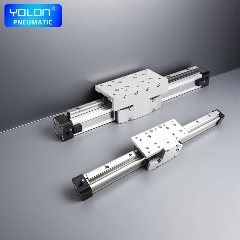 

OSP-STL Double Action Rodless Pneumatic Air Cylinder New Used Aluminium Material Printing Shops Construction OSP-P25-300STL