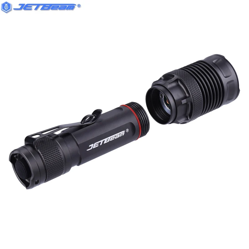 JETBEAM M37 PRO High Performance Tactical Flashlight 3700LM Rechargeable Torch by 21700 Battery for Hiking,Camping,Self Defense